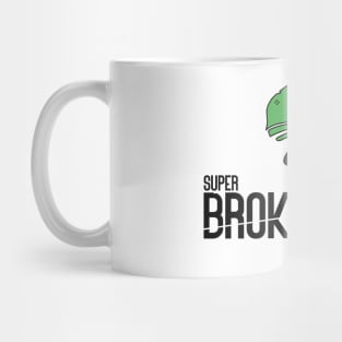 Broke Bros. Green Mug